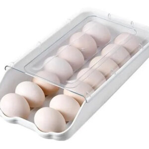 Organizador De Huevos Tapa Transparente