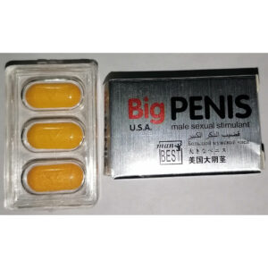 3 píldoras Potencializador BigPenis