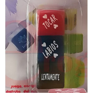 JUEGO DADOS EROTICOS 3 COLORES