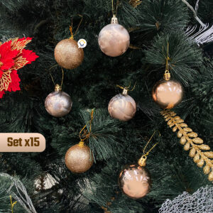 Bolas Navideñas X15 Navidad A13648