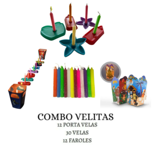 Velas 40 velitas 10 faroles 20 portavela