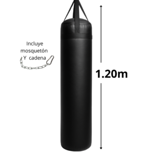 SACO DE BOXEO TIPO CUERO 120cm
