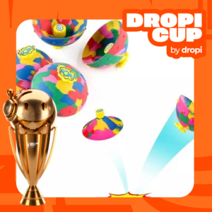 Juguete niños SaltaríSpin Pop DROPI CUP