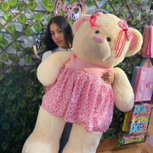 PELUCHE OSA CON VESTIDO 140CM