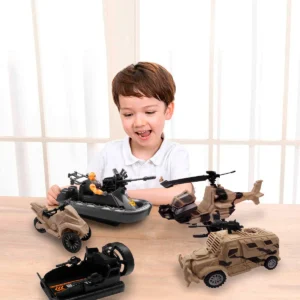 Set Militar Vehículos X5 HW-M223-8