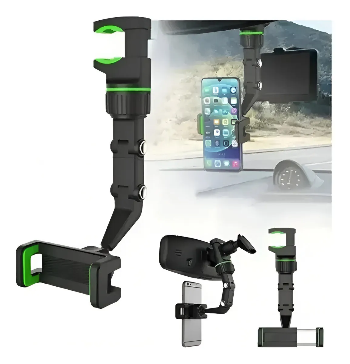 SOPORTE DE CELULAR VERDE - Imagen 2