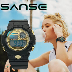 S-653CD-1 NEG/DOR CARTON RELOJ SANSE DIG
