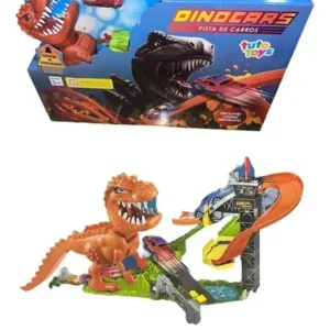 Pista Dinocars T Rex Veloz + 1 Carro