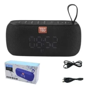 Parlante Bluetooth Con Reloj Tg-177