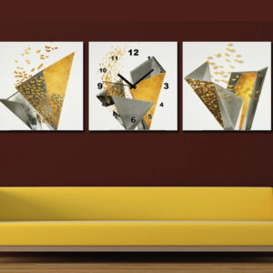 RP-6 RELOJ PARED ESTILO POLIPTICO 3 PIEZ