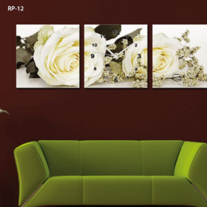 RP-12 RELOJ PARED ESTILO POLIPTICO 3 PIE