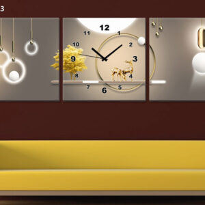 RP-23 RELOJ PARED ESTILO POLIPTICO 3 PIE
