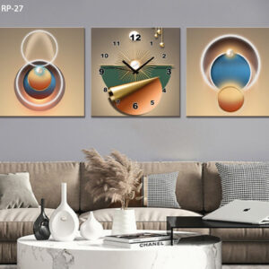 RP-27 RELOJ PARED ESTILO POLIPTICO 3 PIE