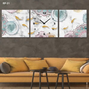RP-31 RELOJ PARED ESTILO POLIPTICO 3 PIE