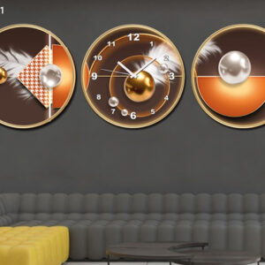 RP-41 RELOJ PARED ESTILO POLIPTICO 3 PIE