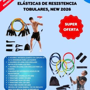 Kit X 5 Bandas De Resistencia Tubulares