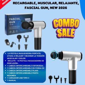 Masajeador Martillo TV  Fascial Gun