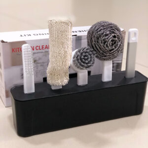 Kit de limpieza para cocina con soporte