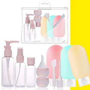 Kit X8 Envases Recargables Viajero