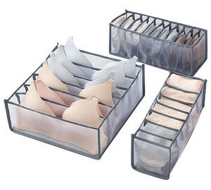 KIT ORANIZADOR DE ROPA INTERIOR X3