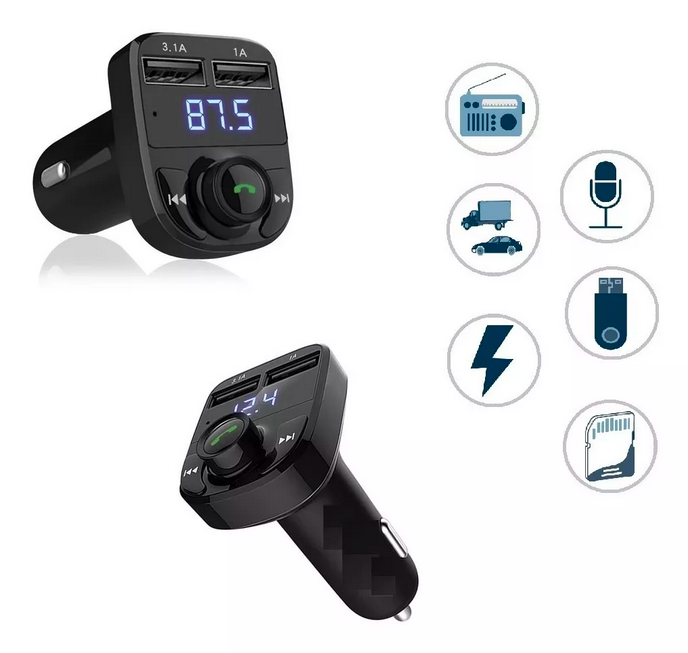 Transmisor Fm Para Carro Bluetooth