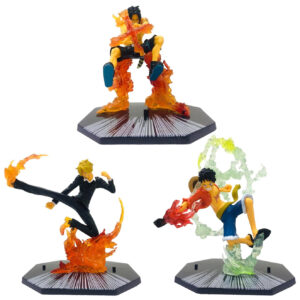 One Piece Anime Figuras De Acción X3