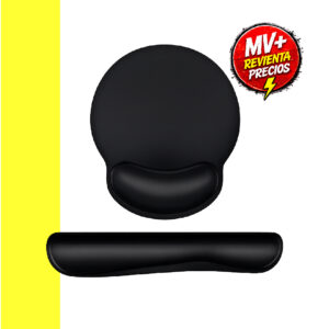 Pad Mouse + Reposa Muñecas Teclado Gel