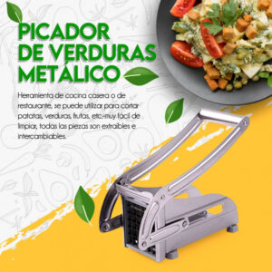 PICADOR DE VERDURAS METÁLICO