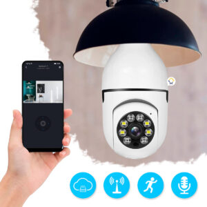 Camara Seguridad IP Bombillo Wifi 8177QT