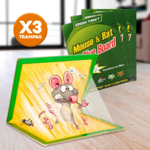 Set x3 Trampas Pegamento Para Raton GR8