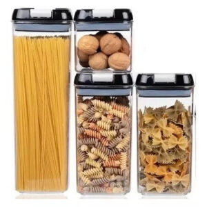 Set De Contenedor De Alimentos X4 Cocina