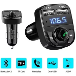 Transmisor FM para carro bluetooth X8