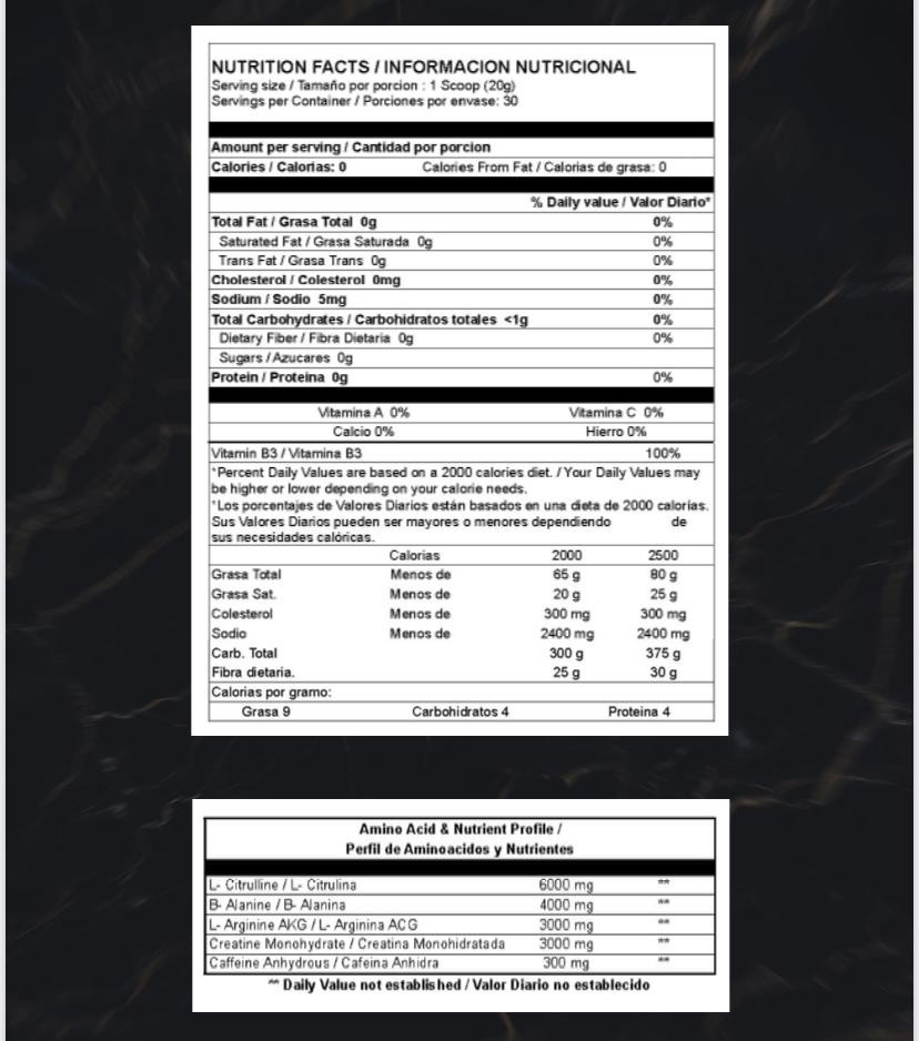 A T P PREWORKOUT - Imagen 2