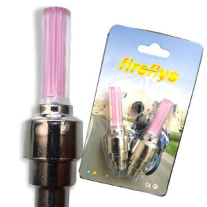 Luz Led Válvula Bicicleta Rosa (6255)