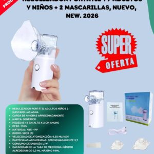 Nebulizador Portatil Tv Adultos Y Niños