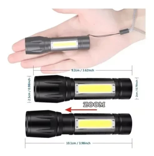 Linterna Tactica Linterna Led Recargable - Imagen 2