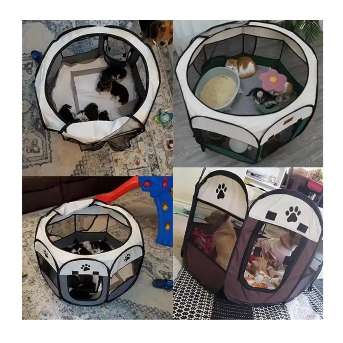 Corral Plegable Para Perro Y Gato - Imagen 2