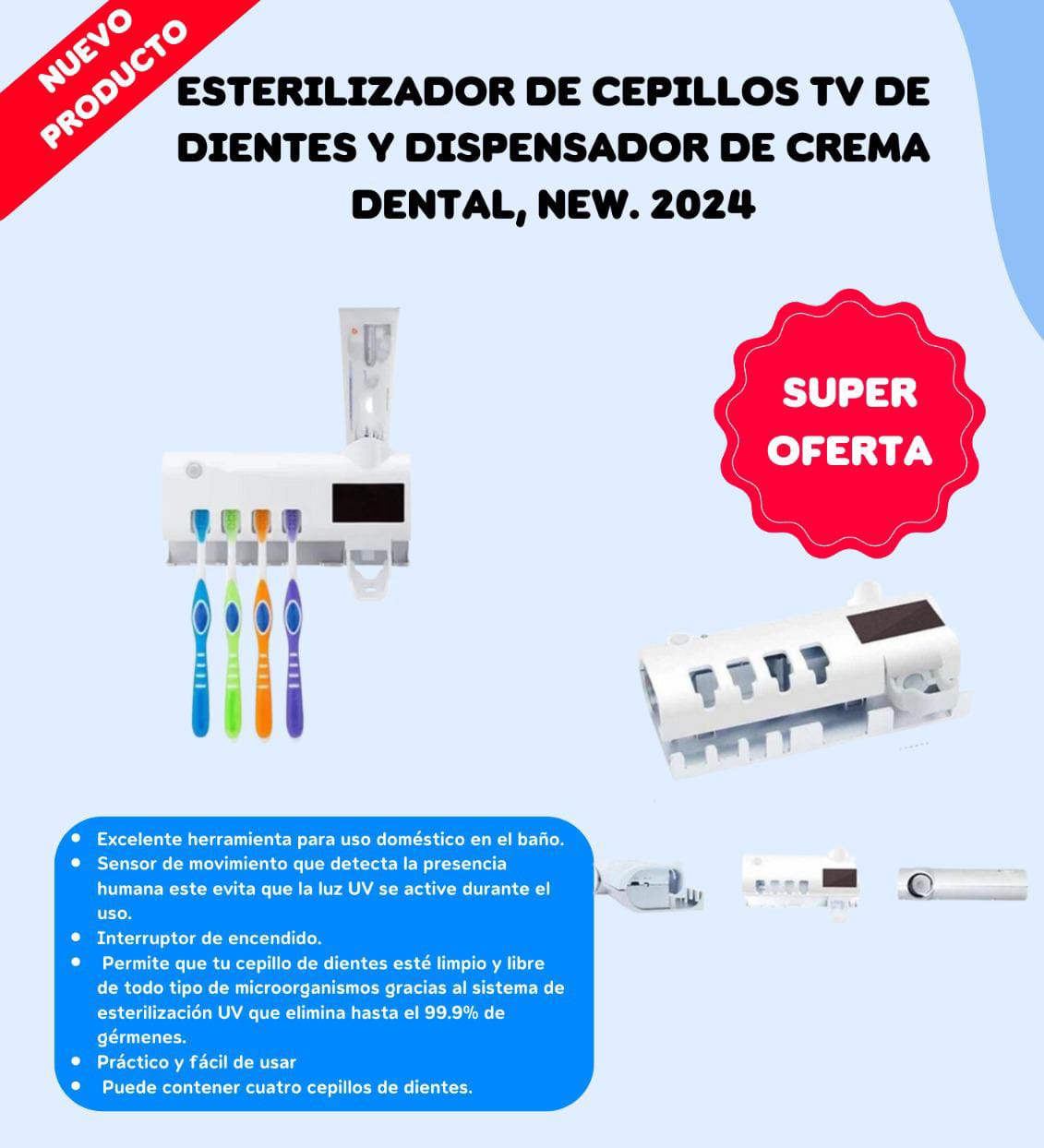 Esterilizador Cepillos Dientes