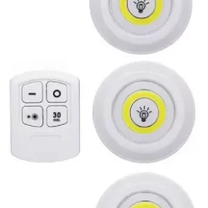 juego de 3 luces led inalambricas