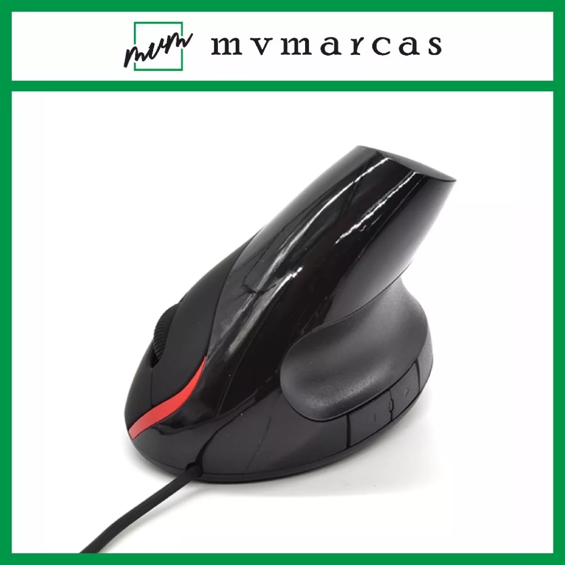 Mouse Vertical Ergonómico De Cable Usb - Imagen 2