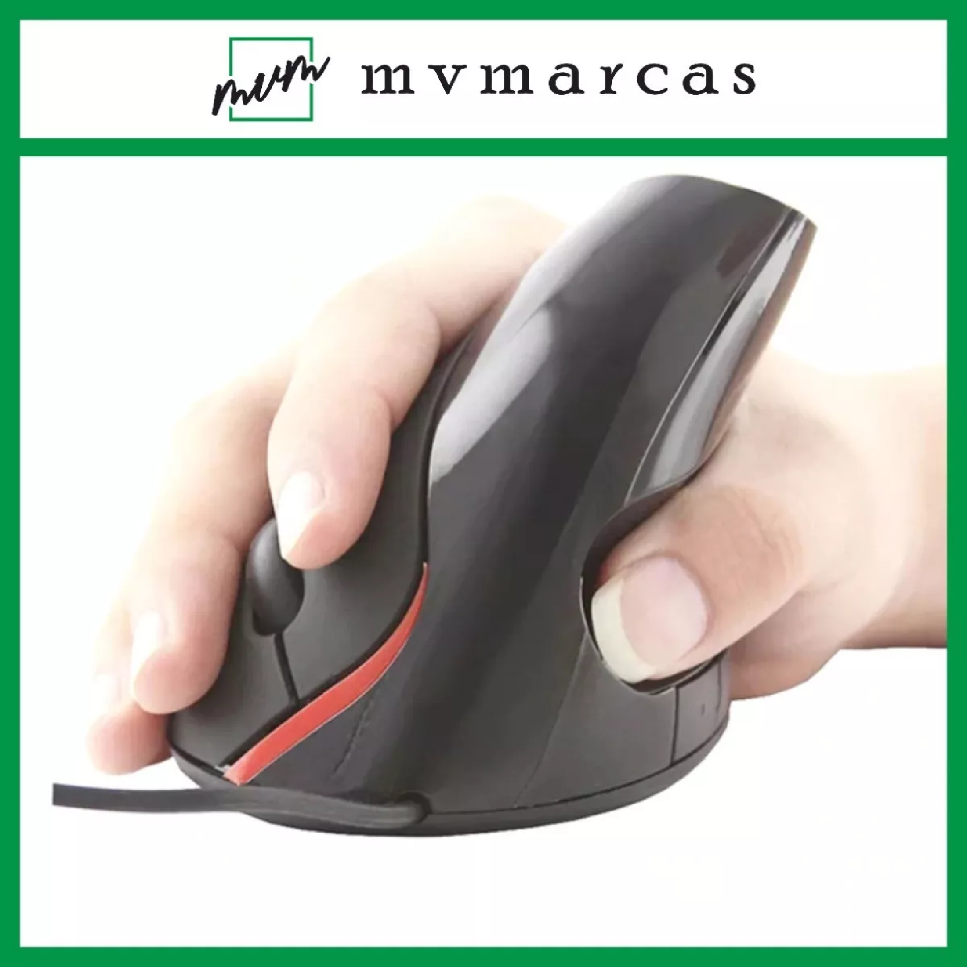 Mouse Vertical Ergonómico De Cable Usb - Imagen 3