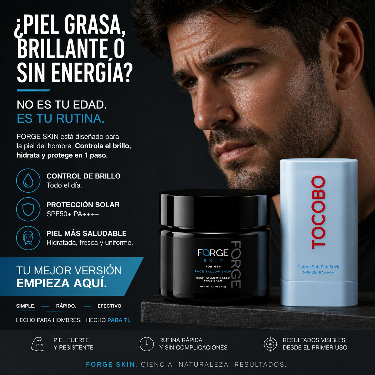 FORGE+ BLOQUEADOR TOCOBO (KIT HOMBRES) - Imagen 2