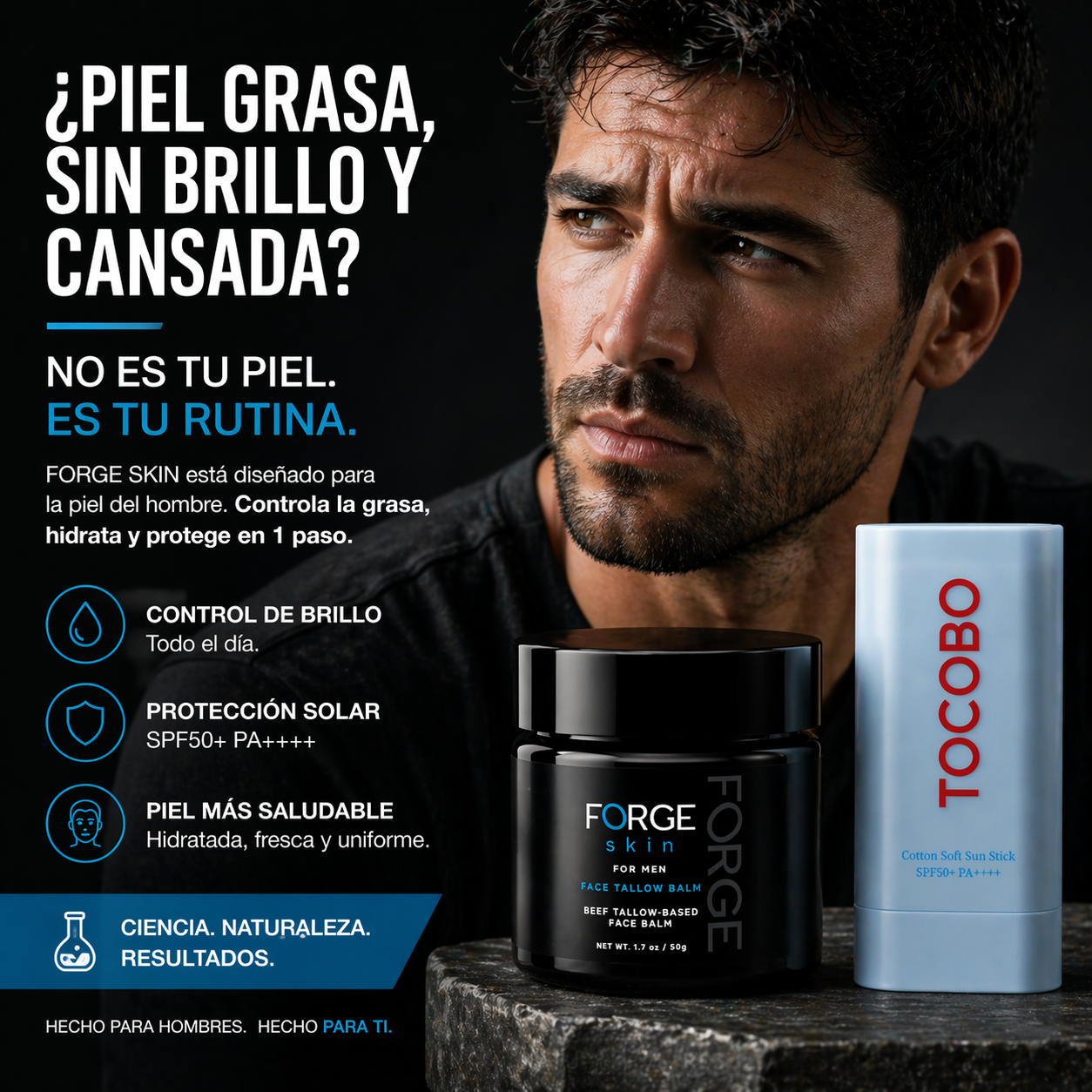 FORGE+ BLOQUEADOR TOCOBO (KIT HOMBRES) - Imagen 3
