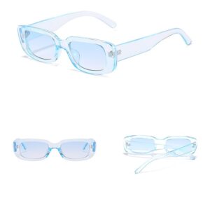 Gafas De Sol Rectangulares Azul