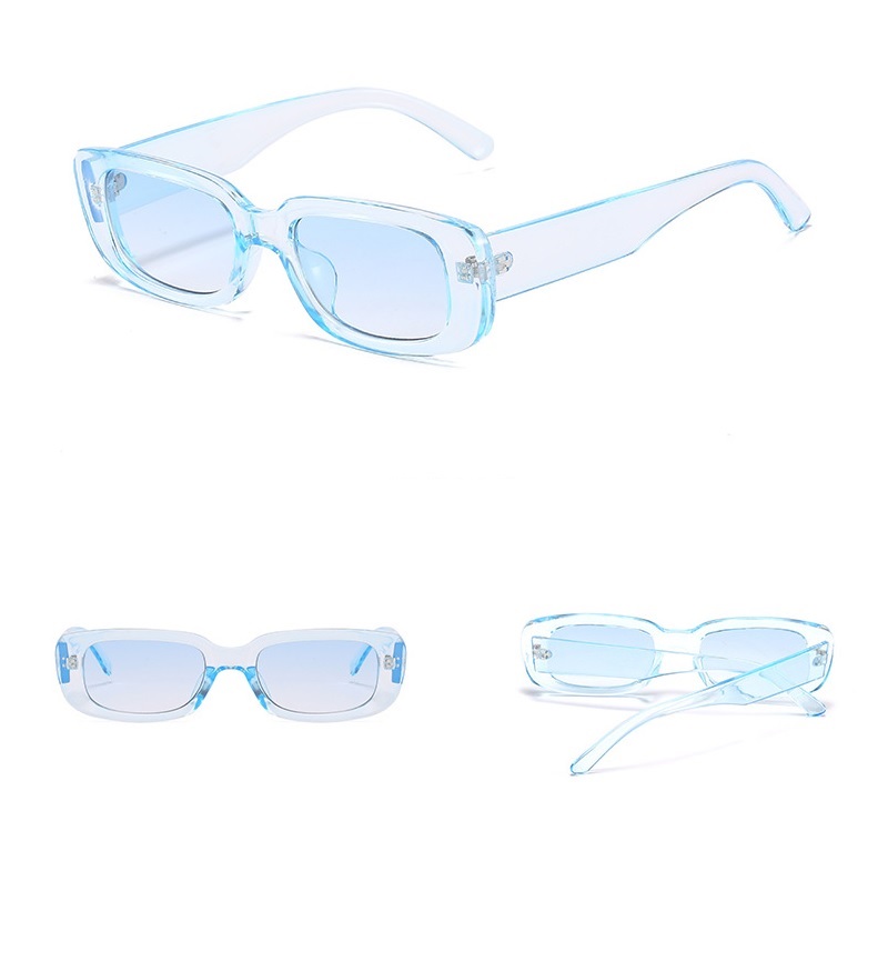 Gafas De Sol Rectangulares Azul