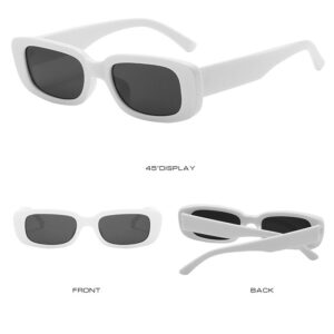 Gafas De Sol Rectangulares Blanco