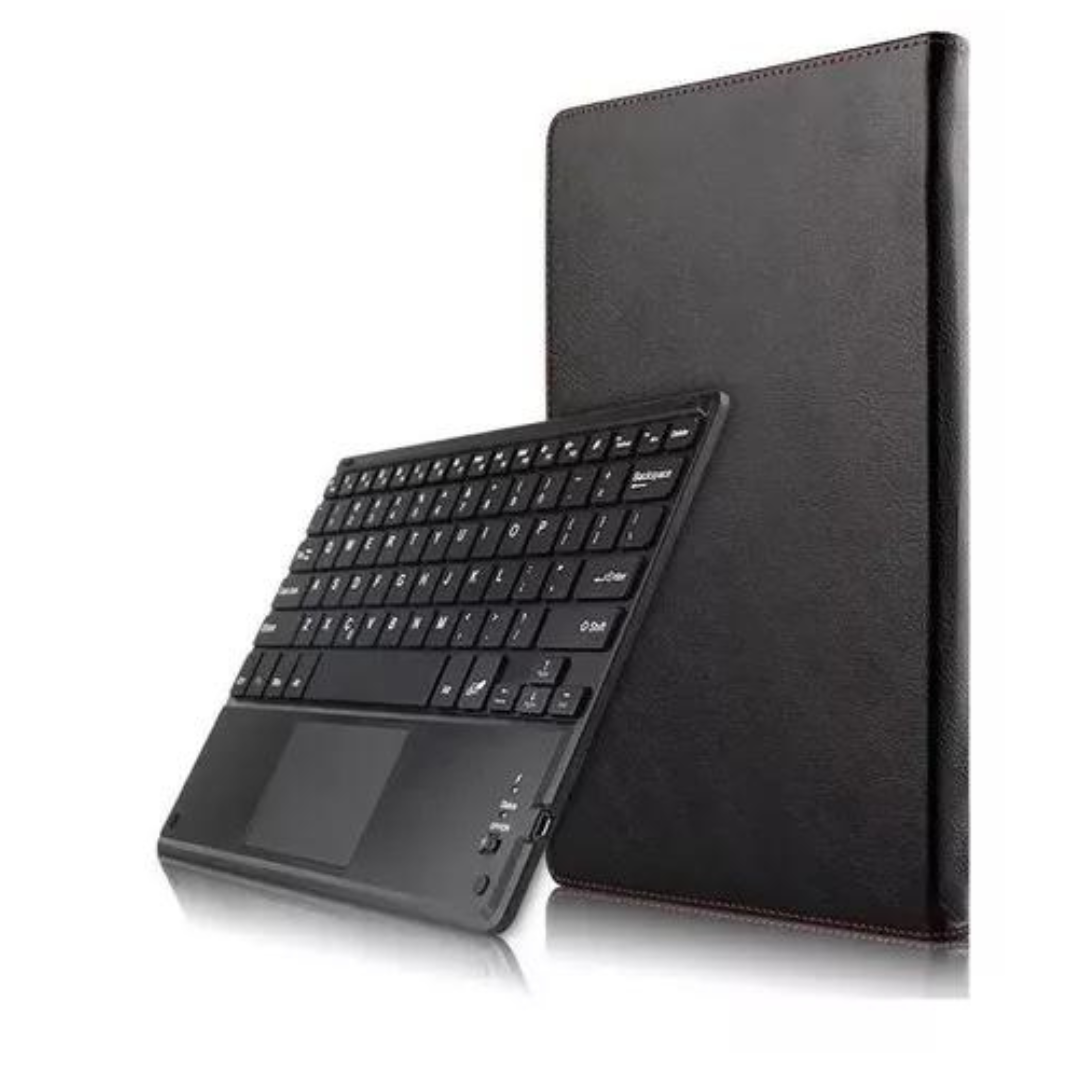 Teclado Bluetooth Plano Con Touchpad