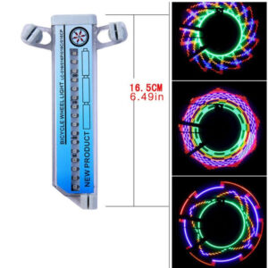 Luces LED 3D radios de bicicleta pilas