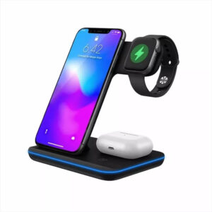 Base Carga Inalámbrica 3 En 1 Para iPhon