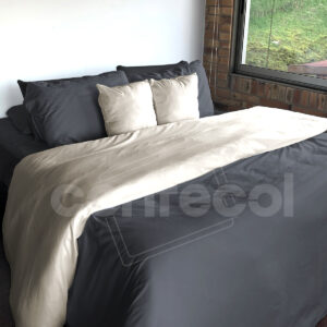 Duvet Bicolor Cama Doble con plumón G/B